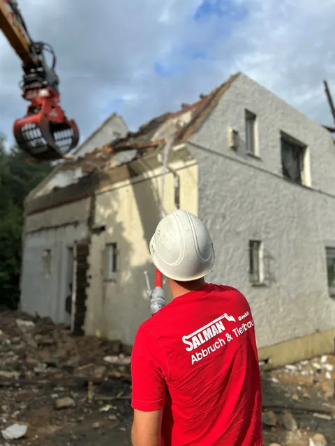 Abbrucharbeiten, Bad Honnef