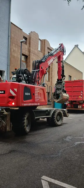 Rückbau eines Gebäudes in Köln